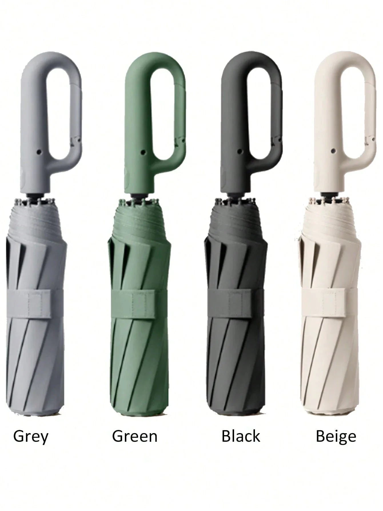 10-Bone Automatic Folding Sun Protection Umbrella