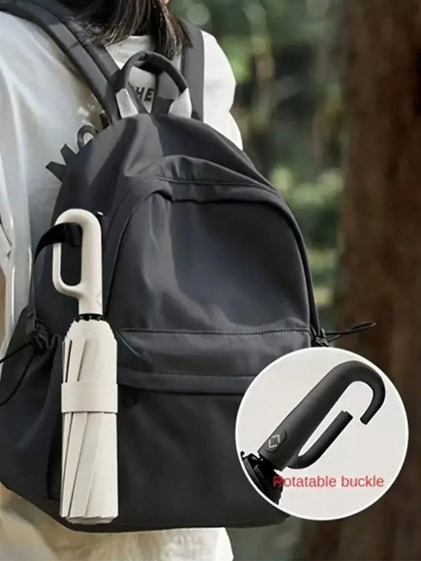 10-Bone Automatic Folding Sun Protection Umbrella