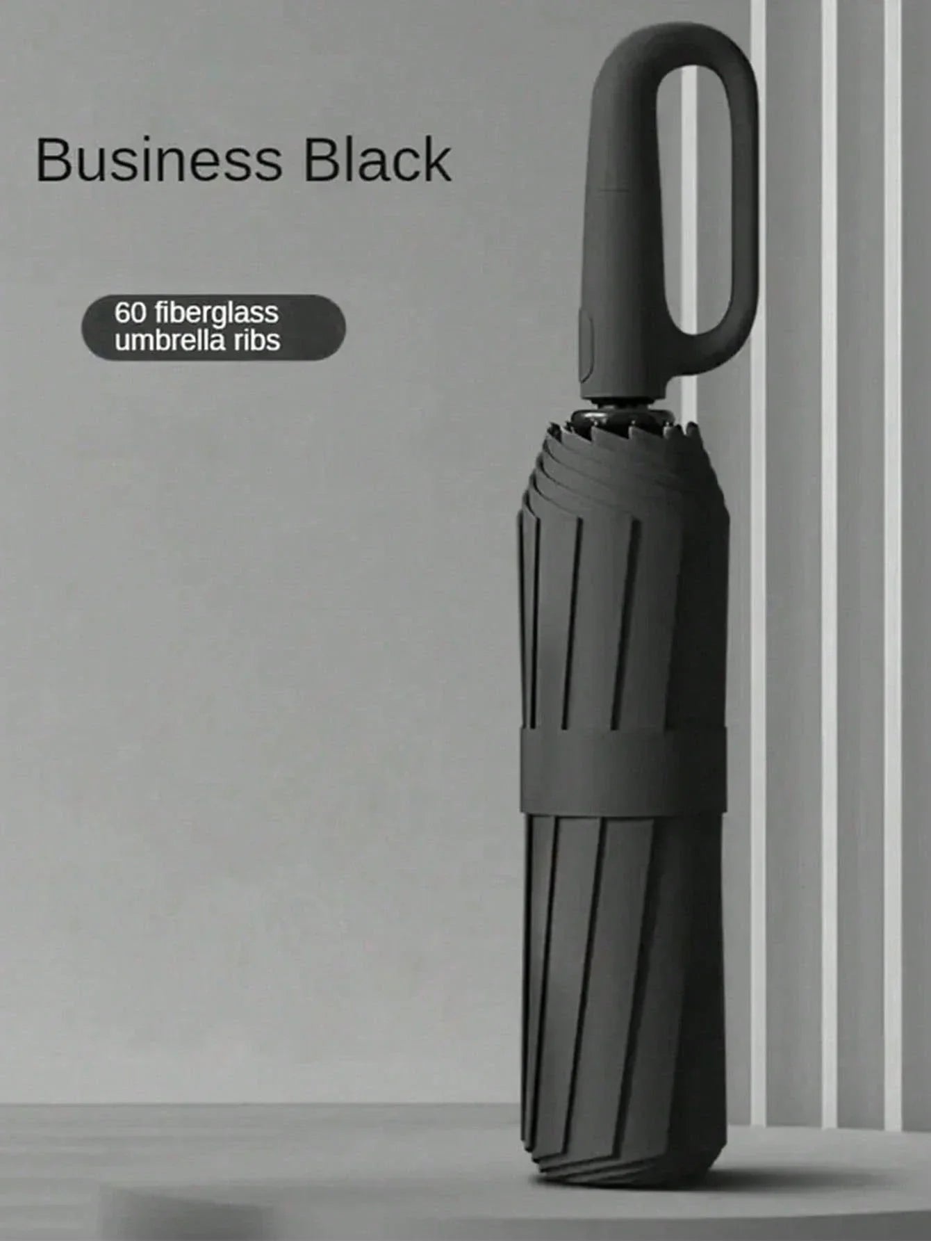 10-Bone Automatic Folding Sun Protection Umbrella