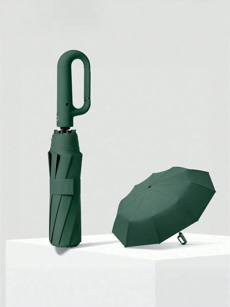 10-Bone Automatic Folding Sun Protection Umbrella