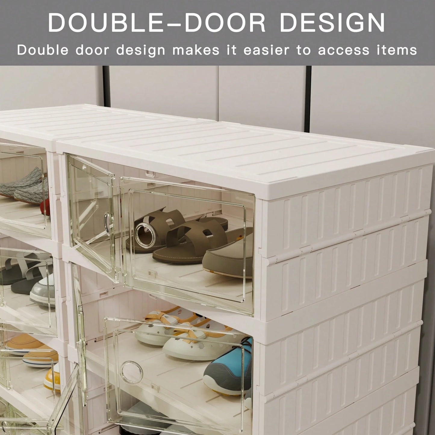 9-Tier Foldable Shoe Cabinet – 36 Pairs Storage Organizer